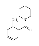 1-((6-Methyl-3-cyclohexen-1-yl)carbonyl)piperidine结构式