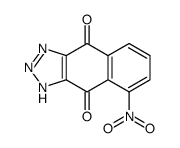 5-nitro-2H-benzo[f]benzotriazole-4,9-dione结构式