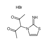 3-(1-acetyl-2-oxo-propyl)-2-amino-thiazolium, bromide Structure