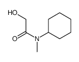 N-cyclohexyl-2-hydroxy-N-methylacetamide结构式