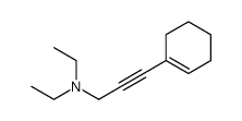 3-cyclohexenyl-N,N-diethylprop-2-yn-1-amine Structure