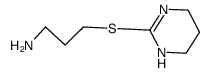3-(1,4,5,6-tetrahydro-pyrimidin-2-ylsulfanyl)-propylamine结构式