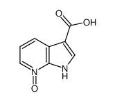 1H-吡咯并[2,3-B]吡啶-3-羧酸, 7-氧化物结构式