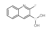 (2-Fluoroquinolin-3-yl)boronic acid structure