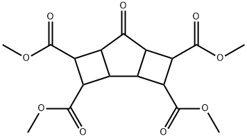 6-Oxotricyclo[5.2.0.02,5]nonane-3,4,8,9-tetracarboxylic acid tetramethyl ester structure