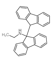 N-ethyl-9-(9H-fluoren-9-yl)fluoren-9-amine Structure