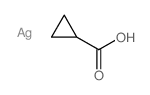 Cyclopropanecarboxylic acid, silver(I) salt结构式