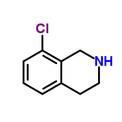 8-氯-1,2,3,4-四氢异喹啉结构式