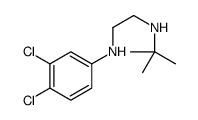 N'-tert-butyl-N-(3,4-dichlorophenyl)ethane-1,2-diamine Structure