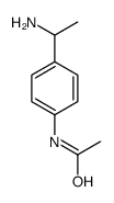 N-[4-(1-aminoethyl)phenyl]acetamide Structure