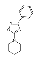 3-phenyl-5-(1-piperidyl)-1,2,4-oxadiazole Structure