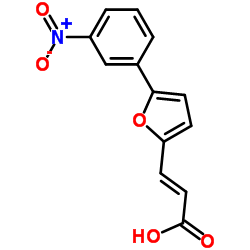 3-[5-(3-NITRO-PHENYL)-FURAN-2-YL]-ACRYLIC ACID structure