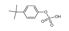 4-(tert-butyl)phenyl hydrogen sulfate结构式
