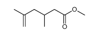 methyl 3,5-dimethyl-5-hexenoate结构式