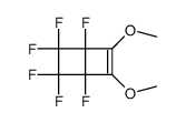 1,4,5,5,6,6-Hexafluoro-2,3-dimethoxybicyclo[2.2.0]hex-2-ene structure