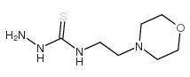 Hydrazinecarbothioamide,N-[2-(4-morpholinyl)ethyl]- Structure