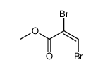 (E)-2,3-Dibromoacrylic acid methyl ester structure