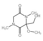 2,5-Piperazinedione,3-(hydroxymethyl)-3-methoxy-1,4-dimethyl- picture
