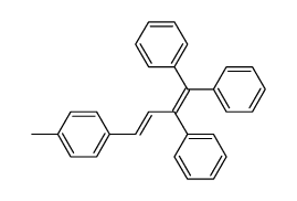 (2E)-4-(4-methylphenyl)-1,1,2-triphenyl-1,3-butadiene Structure