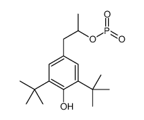 1-(3,5-ditert-butyl-4-hydroxyphenyl)propan-2-yloxy-oxido-oxophosphanium Structure