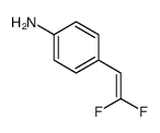 Benzenamine, 4-(2,2-difluoroethenyl)- (9CI) Structure