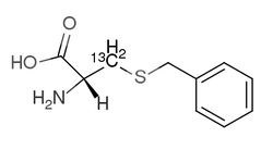 S-benzyl-L-(3-13C)cysteine Structure