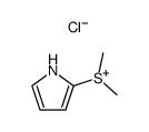 dimethyl(2-pyrrolyl)sulphonium chloride结构式