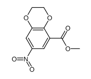 methyl 7-nitro-2,3-dihydro-1,4-benzodioxine-5-carboxylate结构式