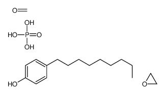 formaldehyde,4-nonylphenol,oxirane,phosphoric acid Structure