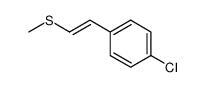 1-chloro-4-(2-methylsulfanylvinyl)benzene Structure