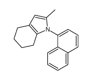2-methyl-1-naphthalen-1-yl-4,5,6,7-tetrahydroindole结构式