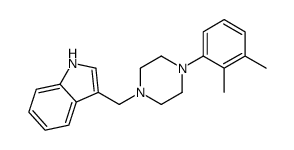 3-[[4-(2,3-dimethylphenyl)piperazin-1-yl]methyl]-1H-indole结构式