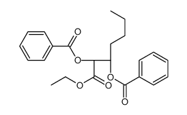 [(2R,3S)-2-benzoyloxy-1-ethoxy-1-oxoheptan-3-yl] benzoate结构式