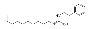 1-decyl-3-(2-phenylethyl)urea结构式