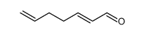 (E)-hepta-2,6-dienal Structure