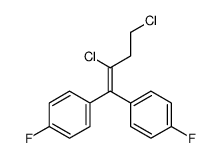 1-[2,4-dichloro-1-(4-fluorophenyl)but-1-enyl]-4-fluorobenzene结构式