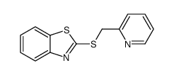 2-(pyridin-2-ylmethylsulfanyl)-1,3-benzothiazole Structure