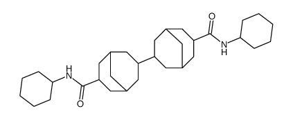 3.3'-bis(cyclohexylcarbamoyl)-7,7'-bi(bicyclo[3.3.1]nonane)结构式