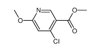 Methyl 4-chloro-6-methoxynicotinate Structure