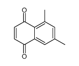 5,7-dimethylnaphthalene-1,4-dione结构式