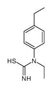 (4CI)-1-乙基-1-(p-乙基苯基)-2-硫代脲结构式