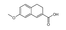 7-methoxy-3,4-dihydro-[2]naphthoic acid Structure