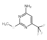 2-(Methylthio)-6-(trifluoromethyl)-4-pyrimidinylamine Structure