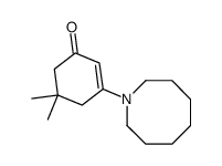 3-(azocan-1-yl)-5,5-dimethylcyclohex-2-en-1-one结构式