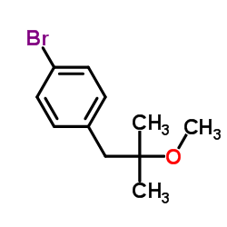 1-Bromo-4-(2-methoxy-2-methylpropyl)benzene结构式