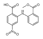 2-(2-methoxycarbonylanilino)-4-nitrobenzoic acid Structure