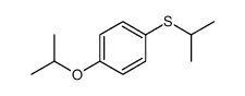 1-propan-2-yloxy-4-propan-2-ylsulfanylbenzene Structure