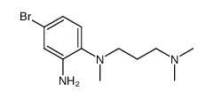 4-bromo-N1-(3-(dimethylamino)propyl)-N1-methylbenzene-1,2-diamine Structure