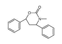 (4R,6R)-3-methyl-4,6-diphenyl-1,3-oxazinan-2-one Structure