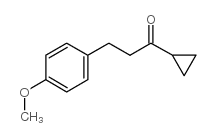 CYCLOPROPYL 2-(4-METHOXYPHENYL)ETHYL KETONE结构式